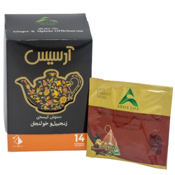  گیاهی زنجبیل و خولنجان آرسیس بسته 14 عددی63309067513dd29990